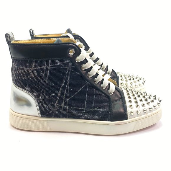 Christian Louboutin Shoes - Christian Louboutin Lou Spikes High Sneakers 39
